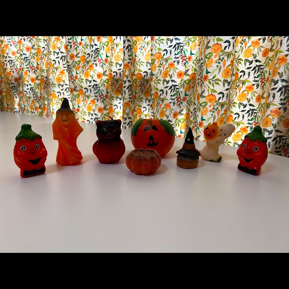 Vintage 1960's Original Halloween Holiday Candles